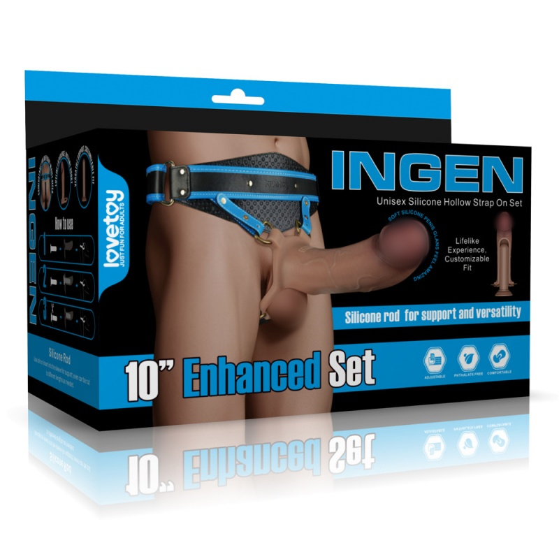 Фаллопротез-фаллоимитатор 2 в 1 "Lovetoy Ingen 10" XS/M 